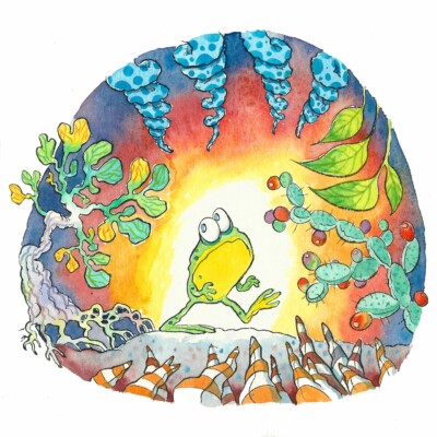 BCroak - Illustration by Martinus van Tee