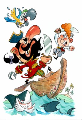 C Pirate - Illustration by Martinus van Tee