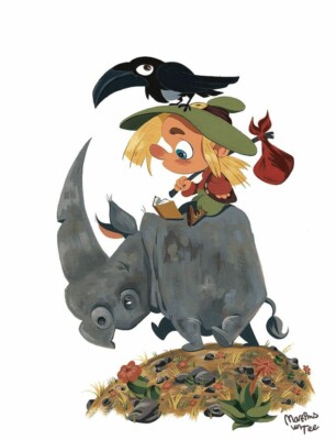 Travel Companions - Illustration by Martinus van Tee