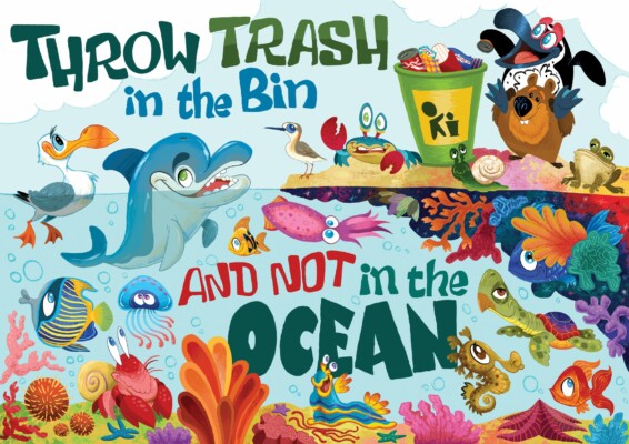 ZDigital Ocean poster RGB - Illustration by Martinus van Tee